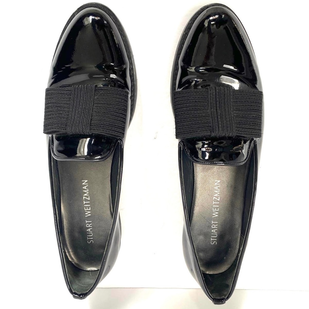 Authentic Stuart Weitzman Black Patent Womens size 9